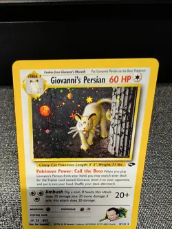 Pokemon TCG Giovanni's Persian 8/132 Gym Challenge Holo Rare Unlimited - Image 3