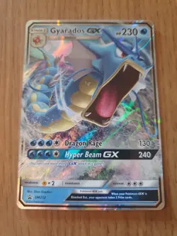 Pokemon TCG Gyarados GX Hidden Fates Black Star Promo SM212 NM/MINT - Image 1