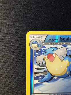 1x Team Aqua's Sealeo - 4/34 - Common - Reverse Holo Moderately Played Pokemon X - Image 2