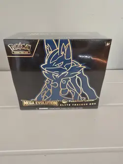SEALED Pokemon Mega Evolution Lucario POKEMON CENTER ETB Elite Trainer Box - Image 1