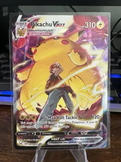 Pikachu VMAX TG17/TG30 Swsh11: Lost Origin Trainer Gallery Holo Pokemon TCG - Image 1
