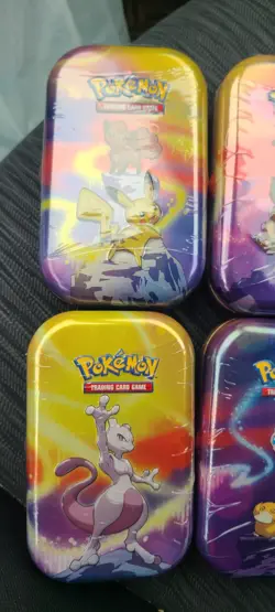 2025 Pokemon Mini Tin Sealed Lot Of 4 - Image 2