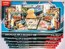 Pokemon TCG Snorlax ex & Blissey ex Special Collection x 5 Box LOT 8 Packs Each - Image 4