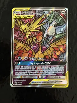 Moltres Zapdos Articuno GX Hidden Fates Pokemon Black Star Promo SM210 - Image 1