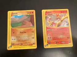 Lot of *4* Pokemon 2003 Skyridge-Moltres•Swinub•Electrode•Rhyhorn *NM/NM-* - Image 1
