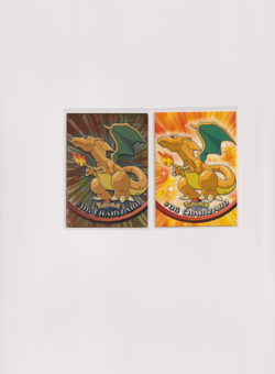 #06 Charizard Holo Foil Regular Pokemon Topps Tv Animation Series 1999 Near Mint - Image 1