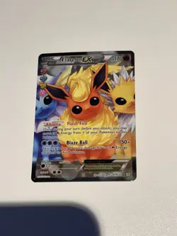 Pokemon Flareon EX RC28/RC32 Generations Radiant Ultra Rare Full Art - Image 1