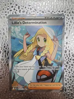 2025 Pokemon Mega Evolution MEG EN Lillie's Determination Ultra Rare #169/132 - Image 1