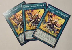 Yu-Gi-Oh [x3] Radiant Typhoon Vision [x3] DOOD-EN063 M/NM - Image 1