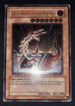 Yugioh 2004 Fusilier Dragon the Dual Mode Beast RDS-EN031 Ultimate Rare 1st MP - Image 3