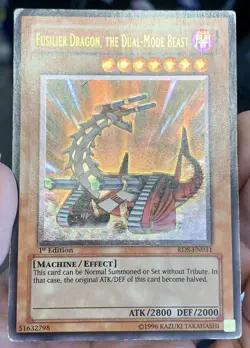 Yugioh 2004 Fusilier Dragon the Dual Mode Beast RDS-EN031 Ultimate Rare 1st MP - Image 5