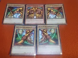 NM/M 1st Edition Secret Rare LCYW Exodia 5 Piece Set Yugioh Yugi’s World - Image 1