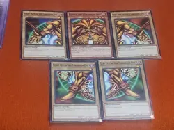 NM/M 1st Edition Secret Rare LCYW Exodia 5 Piece Set Yugioh Yugi’s World - Image 3