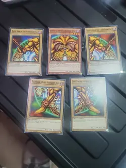 NM/M 1st Edition Secret Rare LCYW Exodia 5 Piece Set Yugioh Yugi’s World - Image 4