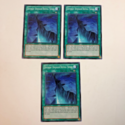 (3) YuGiOh! DIFFERENT DIMENSION DEEPSEA TRENCH: ABYR-EN052 COMMON 1st Edition NM - Image 1