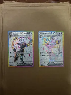 Umbreon ex SVP176 and Espeon ex SVP175 Scarlet & Violet Promo Cards #25 - Image 1