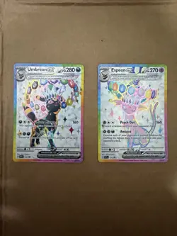 Umbreon ex SVP176 and Espeon ex SVP175 Scarlet & Violet Promo Cards #27 - Image 1