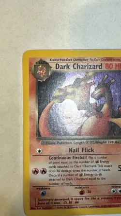 Dark Charizard - 4/82 - Pokemon Team Rocket Unlimited Holo Rare Card LP - Image 3