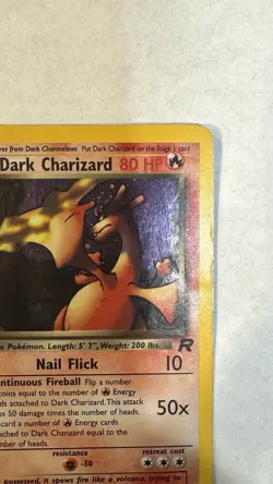 Dark Charizard - 4/82 - Pokemon Team Rocket Unlimited Holo Rare Card LP - Image 4
