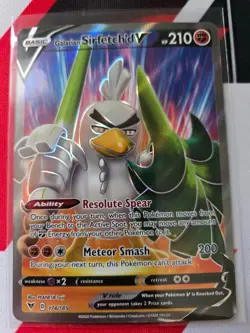 Galarian Sirfetch’d V 174/185 Holo Ultra Rare Card 2020 Pokemon Vivid Voltage - Image 1