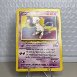 Pokemon Mew #8 Black Star Promo TCG Card Wizards of The Coast - Image 1