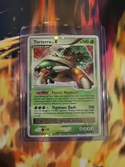 Torterra LV.X 122/130 Diamond & Pearl Ultra Rare Holo Pokemon Card LP - Image 1