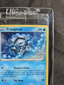 SEALED Cryogonal 047/191 Holiday Calendar Snowflake Stamp Cosmos Holo Pokemon - Image 3
