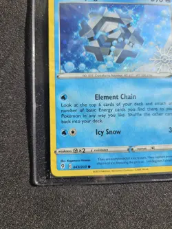 SEALED Cryogonal 047/191 Holiday Calendar Snowflake Stamp Cosmos Holo Pokemon - Image 4