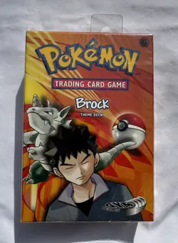 Pokemon Card Gym Heroes, Brock Theme Deck WOTC 1999-2000, Sealed - Image 1