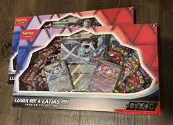 Lot of 2🔥Pokemon Lugia Ex Latias Ex Premium Collection -10 Packs Mega & DR Each - Image 1