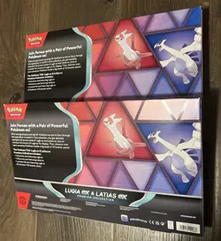 Lot of 2🔥Pokemon Lugia Ex Latias Ex Premium Collection -10 Packs Mega & DR Each - Image 2