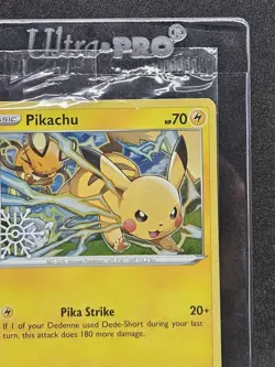 Pokemon Pikachu Cosmos Holo Snowflake Stamped Promo 049/195 Factory Sealed TCG - Image 3