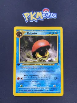 Pokemon TCG Kabuto Neo Discovery 56/75 1st Edition Regular LP. - Image 1