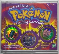 1999 Vintage Hasbro Pokemon Battling Coin Game Venusaur Golduck Exeggcute - Image 1