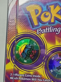 1999 Vintage Hasbro Pokemon Battling Coin Game Venusaur Golduck Exeggcute - Image 3