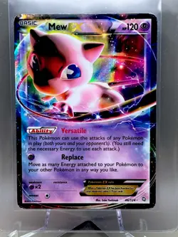 Pokemon 2012 TCG Mew EX Ultra Rare Holo Card 46/124 Dragons Exalted - Image 1