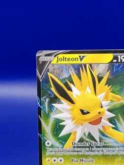 Jolteon V SWSH151 Sword & Shield Holo Rare Black Star Promo Pokemon Card 2021 B - Image 4