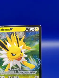 Jolteon V SWSH151 Sword & Shield Holo Rare Black Star Promo Pokemon Card 2021 B - Image 5