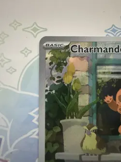 2023 Pokemon Charmander Obsidian Flames Promo Card 044 Full Art Holo, NM - Image 2