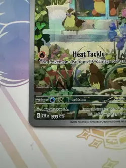 2023 Pokemon Charmander Obsidian Flames Promo Card 044 Full Art Holo, NM - Image 5