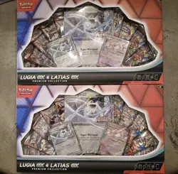 Pokemon TCG: Lugia ex & Latias ex Premium Collection (2x) Lot Of 2 Mega - Image 1