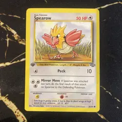1st Edition Spearow - Jungle - #62/64 - Vintage Pokemon Card 1999 - Image 1