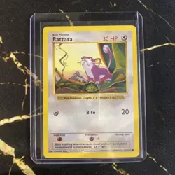 Rattata (Shadowless) - 61/102 Base Set - Pokemon TCG LP-NM - Image 1