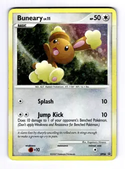 Buneary - DP06 Diamond and Pearl Promos #DP6 (2007) Promo Holo MP Pokemon - Image 1