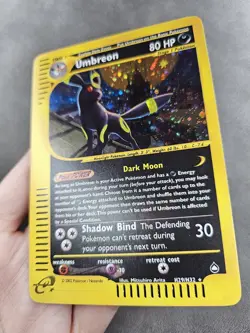 Pokemon TCG Umbreon H29/H32 Holo AQUAPOLIS Vintage E-reader - NM- - Image 4
