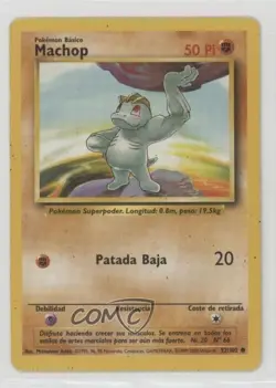Machop Spanish Pokemon Base Set #52 1999 - Image 1