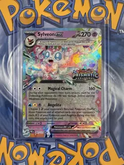 Pokemon TCG Sylveon EX 041/131 Prismatic Evolutions Stamped Promo Near Mint - Image 1