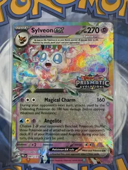 Pokemon TCG Sylveon EX 041/131 Prismatic Evolutions Stamped Promo Near Mint - Image 3