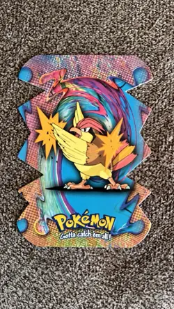2000 Topps Pokemon TV Animation Edition Die Cut, Embossed Pidgeotto, EV11 Of 12 - Image 1