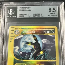 Umbreon Reverse Foil Rare 32/144 Skyridge Beckett WOTC Vintage Pokemon - Image 2